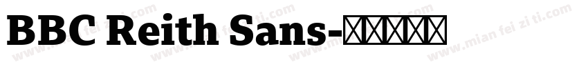 BBC Reith Sans字体转换